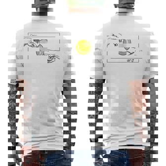 Palla Da Tennis Per Tennista Tennista A Tennis T-shirt da uomo con stampa posteriore - Novitaregali