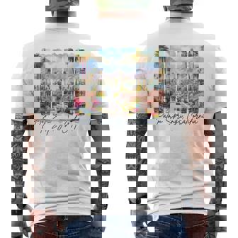 Palm Springs California Travel Brushstroke Palm Springs Trip Men's T-shirt Back Print | Seseable UK