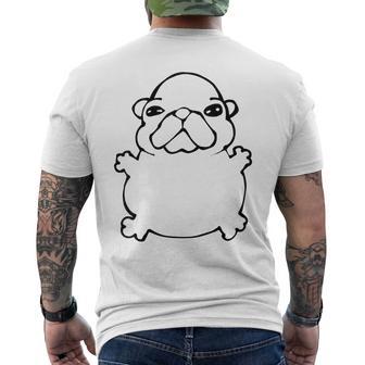 Pibble Meme Dog Brainrot Wash My Belly Meme Men's T-shirt Back Print - Thegiftio UK