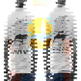 Pigeon Point Lighthouse California Route 1 Coastal Highway Men's Back Print T-Shirt | Mazezy