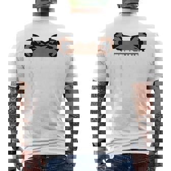 Pretend I'm A Bear Lazy Halloween Costume Halloween Party Men's T-shirt Back Print | Seseable UK