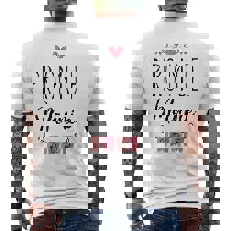 Promue Future Mamie 2025 Annonce Grossesse Grand Parents T-shirt imprimé au dos - Cadeauxyz