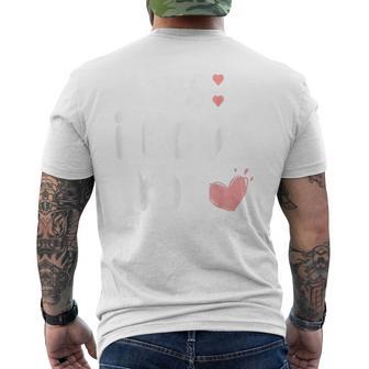 Ps I Love You Day Purple Day Men's T-shirt Back Print - Thegiftio UK