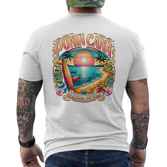 Punta Cana Dominican Republic Vacation Beach Men's T-shirt Back Print - Thegiftio UK