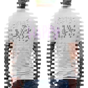 Put On A Happy Face Music Shirt Music Teacher Tshirt Men's Back Print T-Shirt | Mazezy