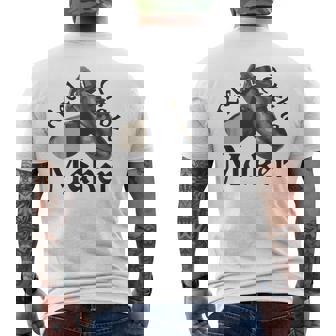 Reel Treble Maker Irish Dancing Hard Shoes T-Shirt Men's Back Print T-Shirt | Mazezy