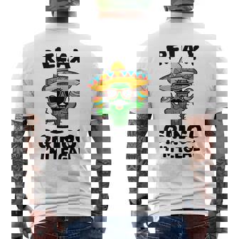 Relax Gringo I Am Legal Latino Mexican Immigrant Men's Back Print T-Shirt | Mazezy