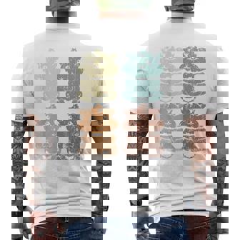 Retro Hamster T-shirt imprimé au dos - Cadeauxyz