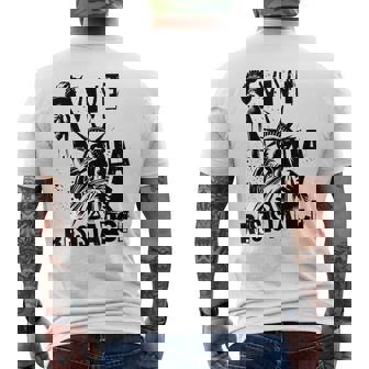 Retro Vive La Resistance Freedom Resistance Protest No Kings Men's T-shirt Back Print - Thegiftio