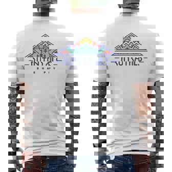 Run Trails Be Happy Trail And Ultra De Course T-shirt imprimé au dos - Cadeauxyz