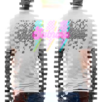 Sabrina Checkered I Love Sabrina 80'S Vintage Men's T-shirt Back Print | Seseable CA