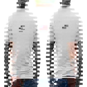 Sanibel Island Florida July 4Th Us Flag Retro Throwback Men's T-shirt Back Print - Thegiftio