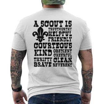 Scouting Nature Uniform Scout Men's T-shirt Back Print - Thegiftio UK