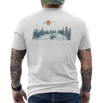Sebago Lake Maine Men's T-shirt Back Print - Thegiftio UK