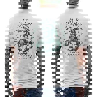 He Sees What You've Been Reading Bookish Christmas Men's T-shirt Back Print | Seseable CA