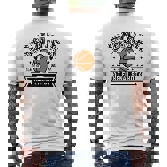 Senior Basketball Class Of 2026 Crew Basketball Senior Night Men's T-shirt Back Print - Monsterry