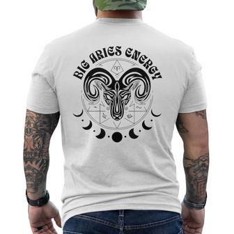 Signe Du Zodiaque Astrologie De L'énergie Du Bélier T-shirt imprimé au dos - Cadeauxyz