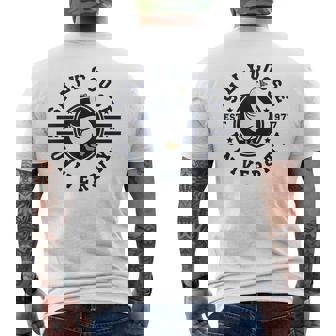 Silly Goose University Meme Vintage Men's T-shirt Back Print - Monsterry