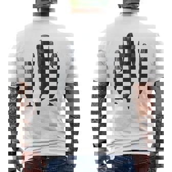 Sleeping Sperm Whales Whale School Sea Creatures Ocean Nature Men's T-shirt Back Print - Monsterry