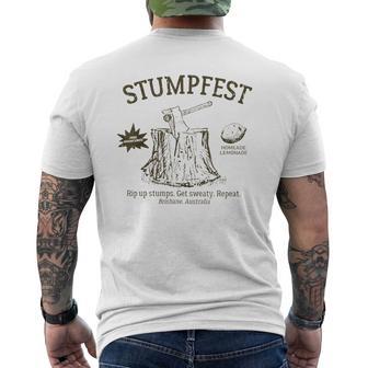 Stumpfest Brisbane Get Sweaty Men's T-shirt Back Print - Thegiftio UK