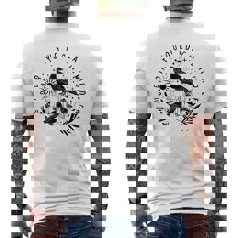 Support Your Local Murder Crow Lovers Nature Lovers Men's T-shirt Back Print - Monsterry