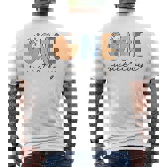Sweet One Cookies And Milk 1St Birthday Boy Family Matching Men's T-shirt Back Print - Seseable