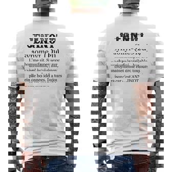 Synonyme Dieu Drôle Humour T-shirt imprimé au dos - Cadeauxyz