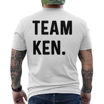 Team Ken Nom Nom De Famille T-shirt imprimé au dos - Cadeauxyz