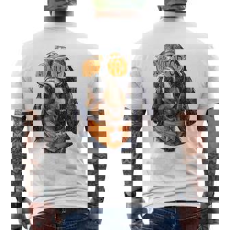 Tennessee Dog Sport Lovers Coonhound Fan Rocky Top TN Tank Top Men's Back Print T-Shirt | Mazezy