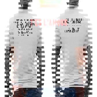 T’Es L’Amour De Maie Déclaration D’Amour Couple Amoureux T-shirt imprimé au dos - Cadeauxyz