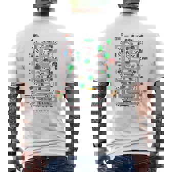 Tired Dads Club Gioca A Cars On Dad's Backullachiena T-shirt da uomo con stampa posteriore - Novitaregali