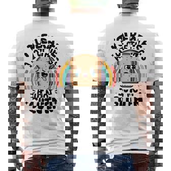 I Tolerate A Lot Of Things But Not Gluten Gluten Intolerant Men's T-shirt Back Print | Mazezy