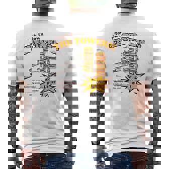 I Took Down The Towers In Under 9-11 Tri-Blend Men's T-shirt Back Print - Monsterry