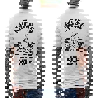 History Buff George Washington Workout Small Grey Men's T-shirt Back Print - Thegiftio