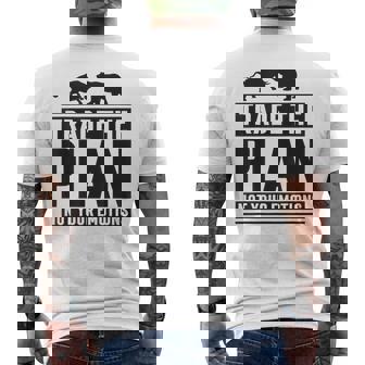 Trade The Plan Not Your Emotions デイトレーダー Trading 株式 証券取引所 メンズTシャツ バックプリント - Kawaiitshirt