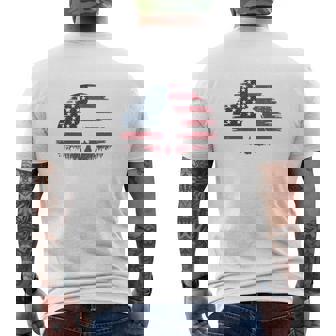 Us Veterans Day Thank You Veterans Patriotic Soldier Men's T-shirt Back Print - Monsterry