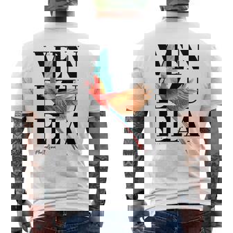 Venezuela Libre Hastaelfinal With Guacamaya Tricolor Flag Men's T-shirt Back Print | Mazezy