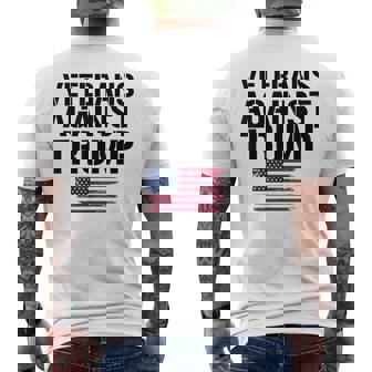 Veterans Against Trump Anti-Trump Veterans Against Trump Men's T-shirt Back Print | Mazezy