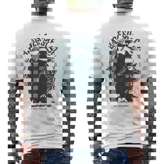 Vintage Badgerurf Co レトロ サーフィン カリフォルニアアート メンズTシャツ バックプリント - Kawaiitshirt