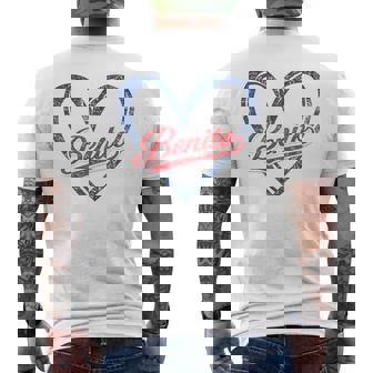 Vintage Benito High School Spirit Go Benito Love Men's T-shirt Back Print | Seseable CA