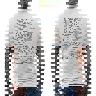 Vintage Cinq Pains Deux Poissons Matthieuerset De La Bible Chrétienne T-shirt imprimé au dos - Cadeauxyz