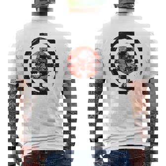 Vintage Japonais Bonsaï Tree Zen Circle T-shirt imprimé au dos - Cadeauxyz