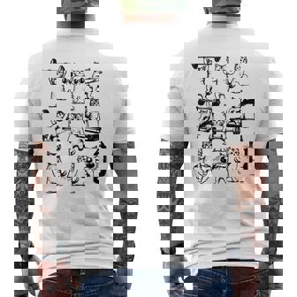 Vintage Retro Weight Lifting Gym Cat Deadlift Men's T-shirt Back Print | Seseable FR