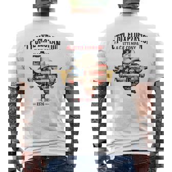 Vintage Texas Oilfield Rancher Cowboy Oilman Western Pride Men's T-shirt Back Print | Seseable FR