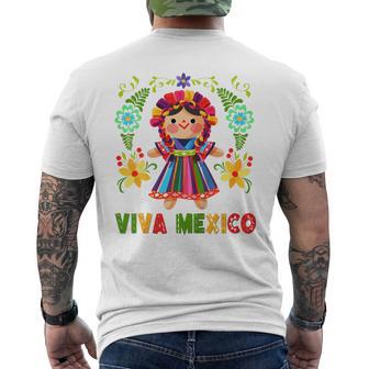 Viva Mexicana Camisa Mexicana Para Niñas Pequeñas Camiseta Hombre Estampado Espalda - Regaloses