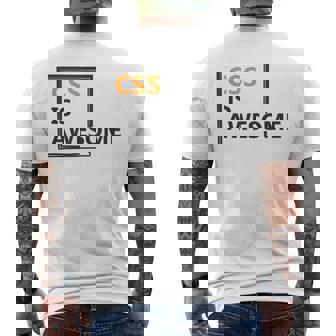 Web Developer TShirt Men's Back Print T-Shirt | Mazezy