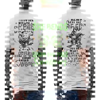 I Like It When She Bends Over Fishing Saying On Back Men's T-shirt Back Print - Thegiftio