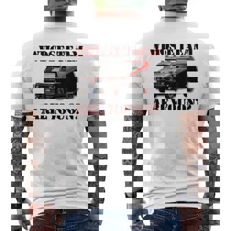 Whose Team Are You On Black Van 80S Tv Pop Culture Men's T-shirt Back Print - Monsterry