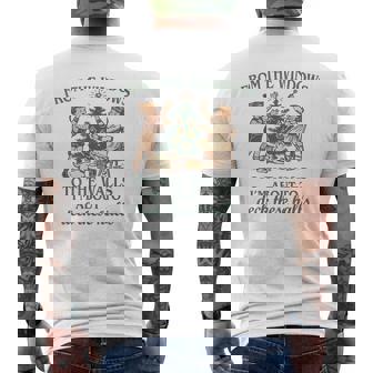 From The Windows To The Walls Quote Holiday Party Men's T-shirt Back Print | Mazezy