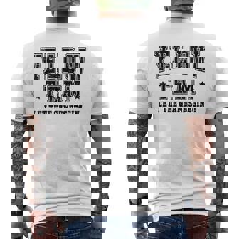 Yellow Team Field Day Spirit Squad Let The Games Begin 2026 Men's T-shirt Back Print - Thegiftio